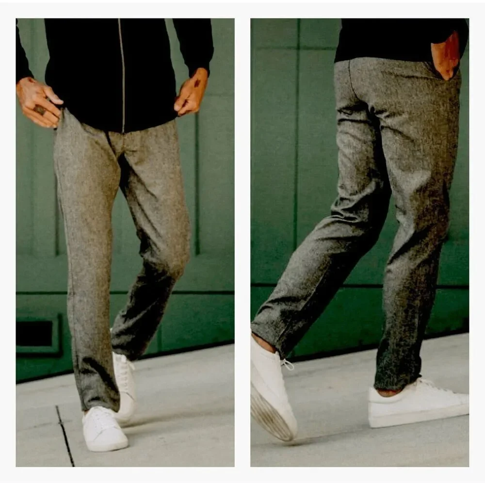 TAYLOR STITCH The Carmel Pant In Charcoal Gray Birds Eye Wool‎ Men’s Size 28